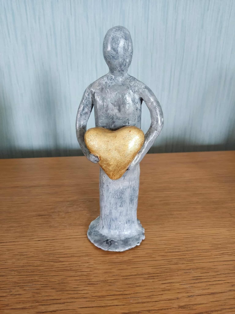 Golden heart-girl