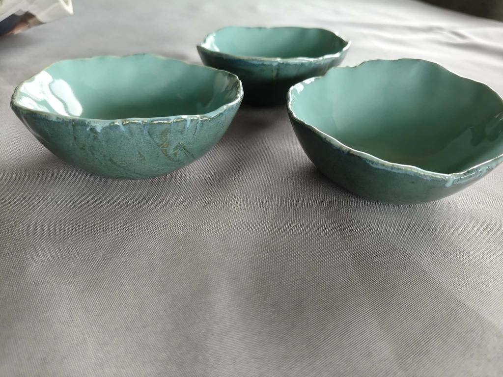 Aperitiefschoteltjes 3 stuks (groen)