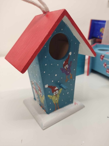 Vogelhuisje groot - winter vogels