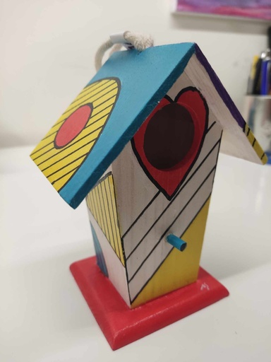 Vogelhuisje groot - Hart