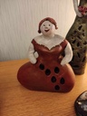 Mollige dame, rood 