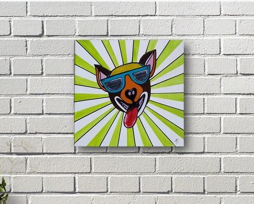 Hond Pop-art
